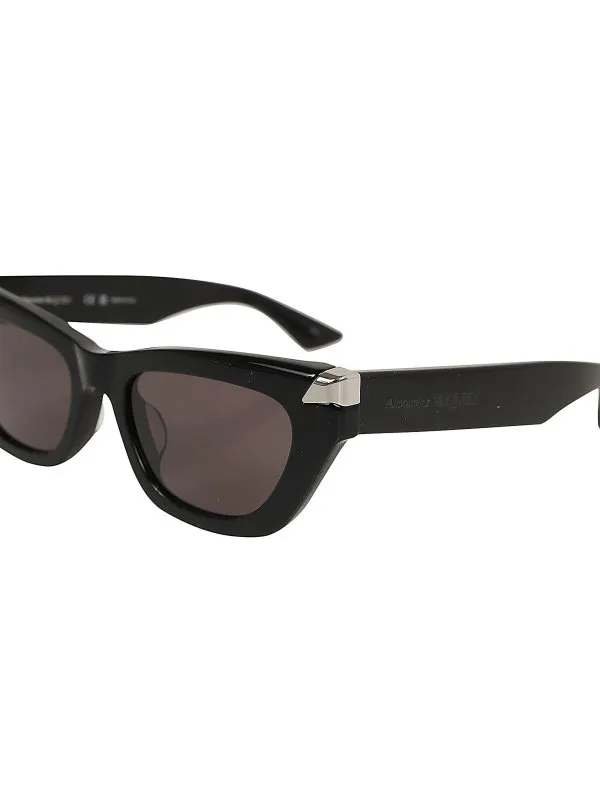 Alexander Mcqueen Gafas - Negro