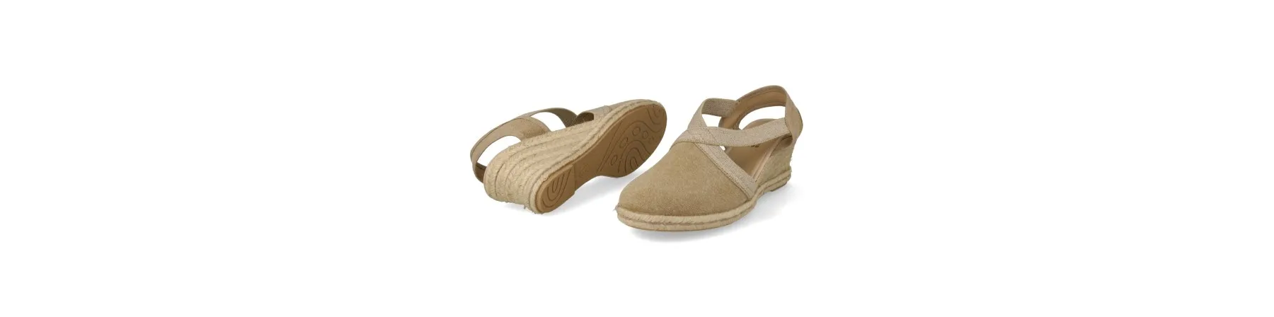 ALPARGATAS MUJER CUÑA MEDIA MOD. AMPARO BEIGE