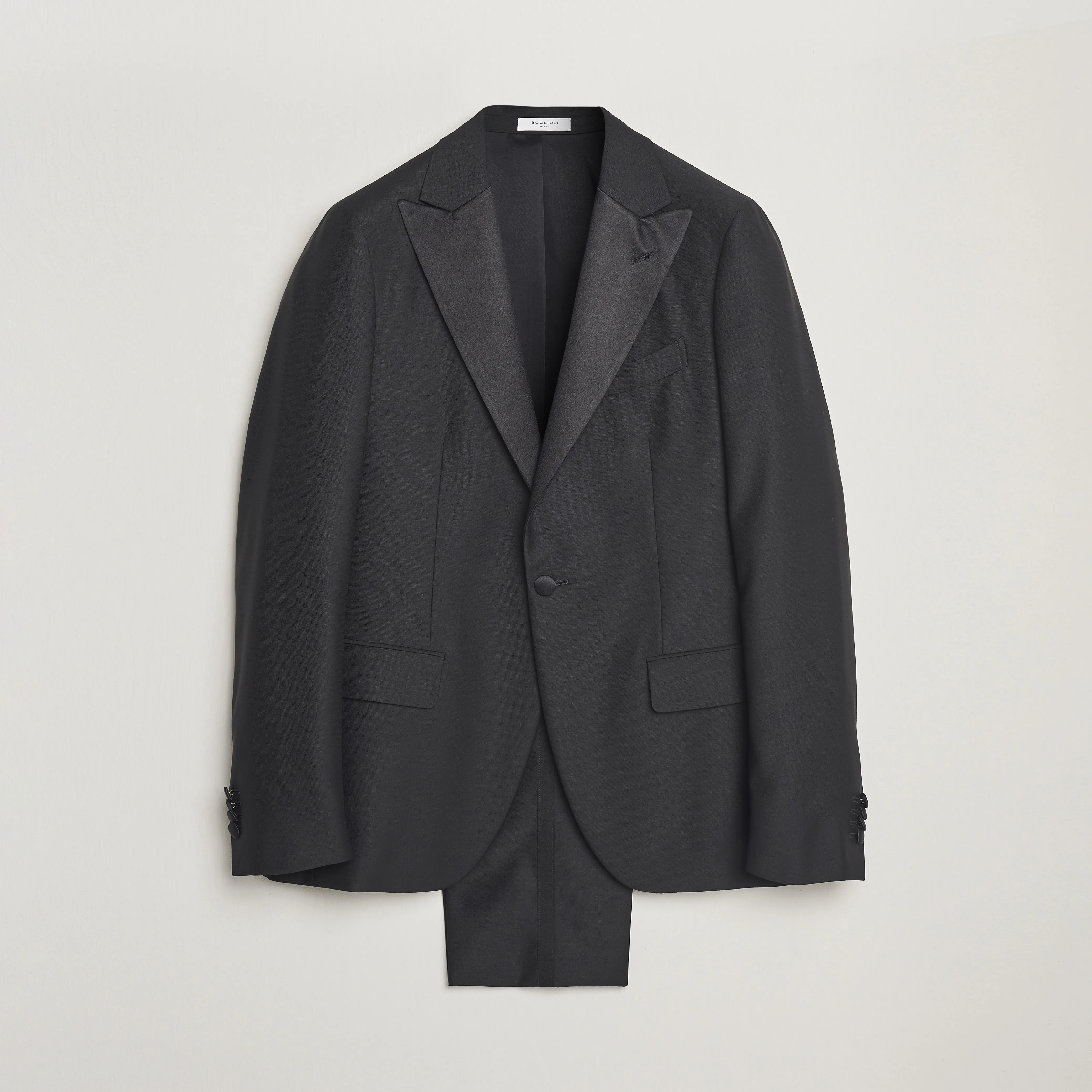 Boglioli Milano Single Breasted Tuxedo Black