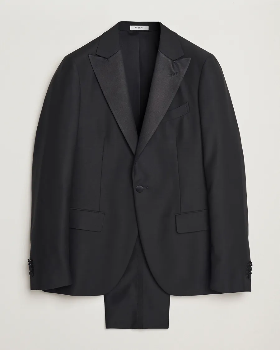 Boglioli Milano Single Breasted Tuxedo Black