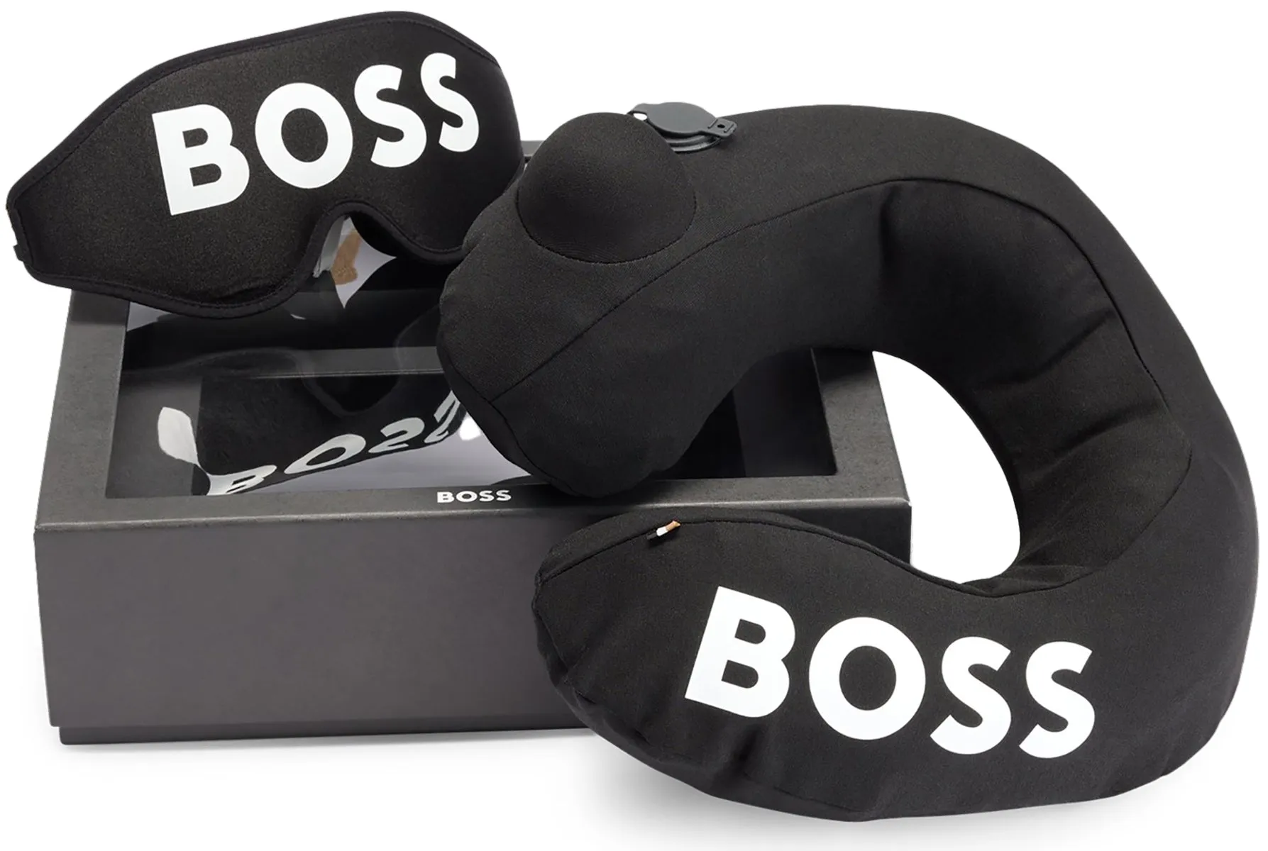 Boss GBBM Travel Cartera elegante para hombre en negro