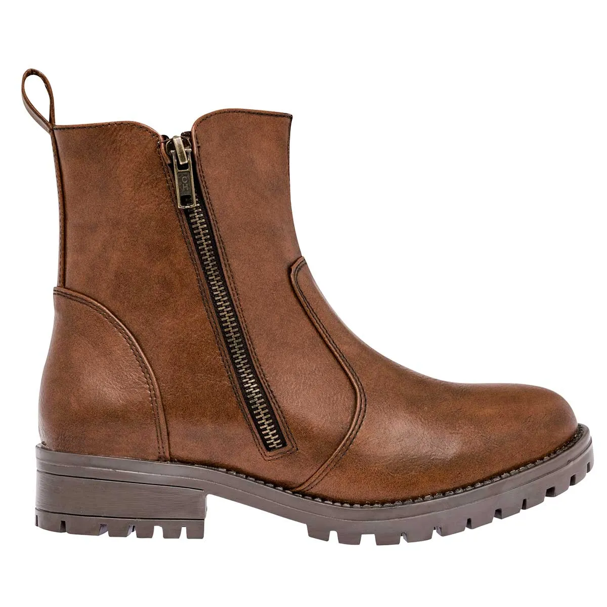 Bota casual Exterior Sintético Color Camel Para Mujer De Gösh