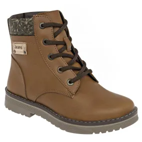 Bota casual Exterior Sintético Color Camel Para Mujer De RBCOLLECTION