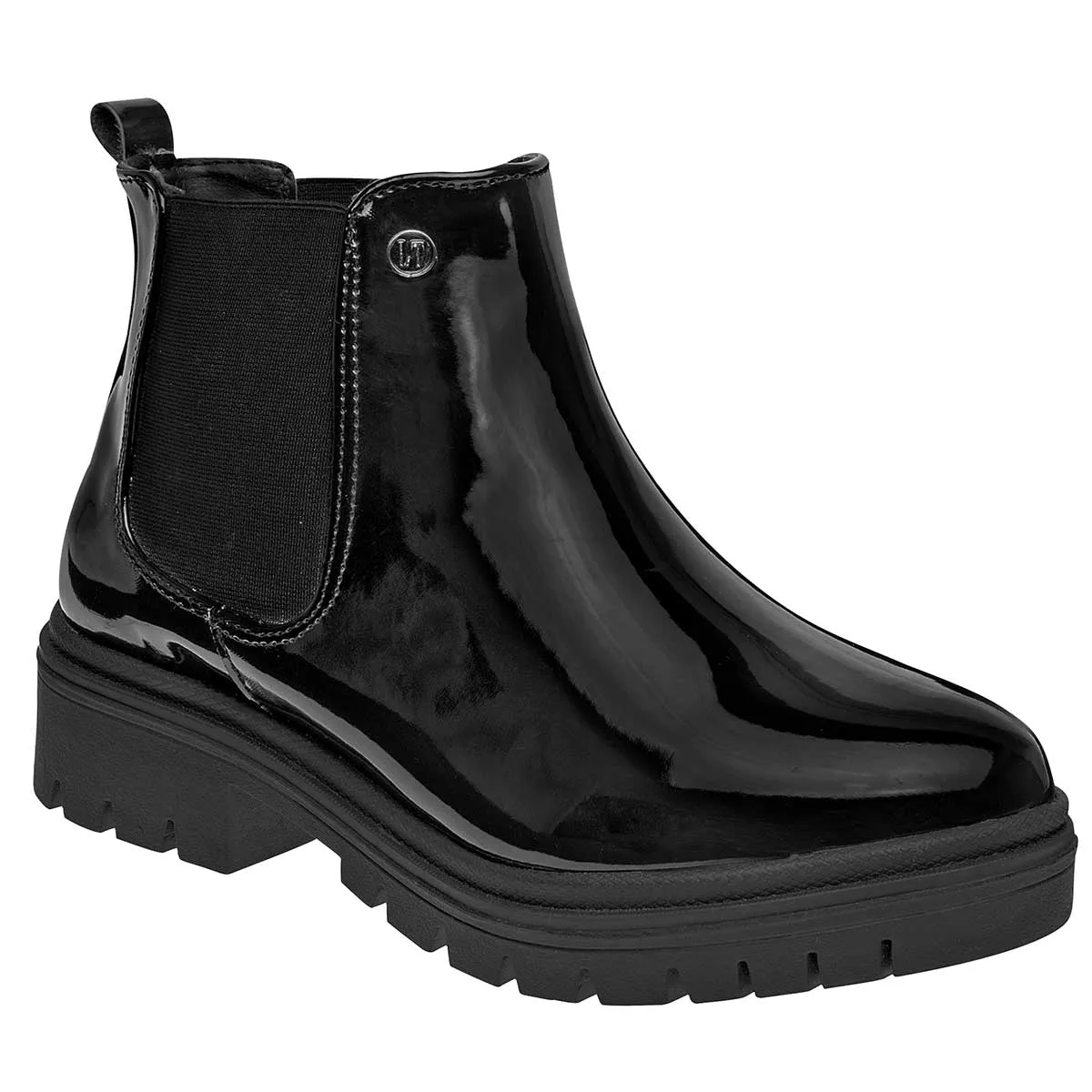 Bota casual Exterior Sintético Color Negro De Charol Para Mujer De RBCOLLECTION