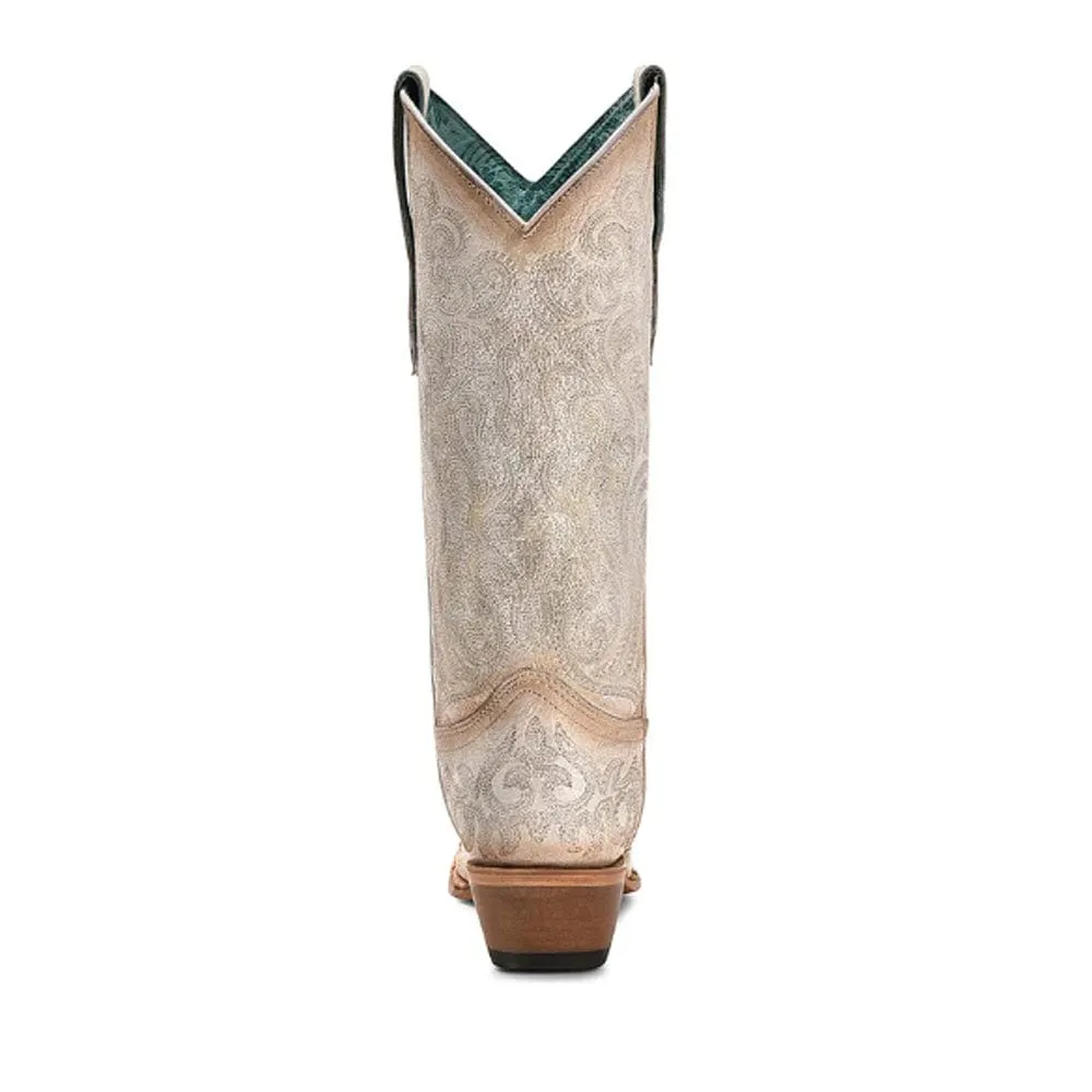 Bota Vaquera Corral Boots Rosa Blanca