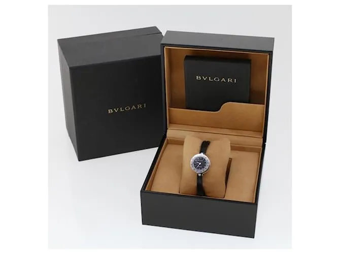 Bulgari Relojes BVLGARI Zero One Acero inoxidable Plata Negro Autenticación 45729 