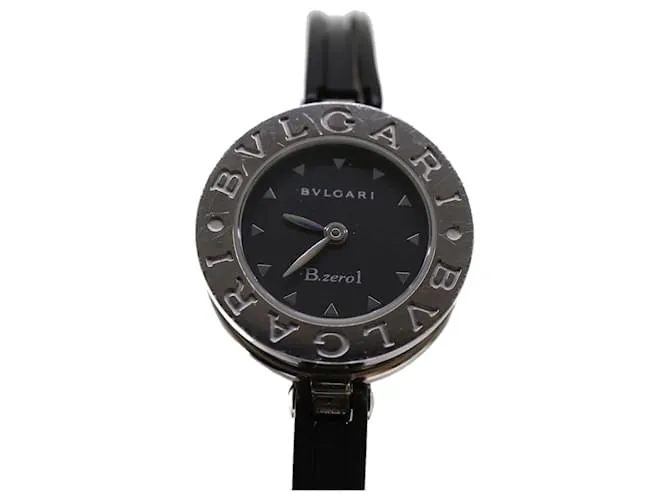 Bulgari Relojes BVLGARI Zero One Acero inoxidable Plata Negro Autenticación 45729 