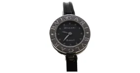 Bulgari Relojes BVLGARI Zero One Acero inoxidable Plata Negro Autenticación 45729 