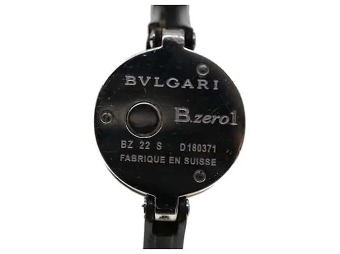 Bulgari Relojes BVLGARI Zero One Acero inoxidable Plata Negro Autenticación 45729 