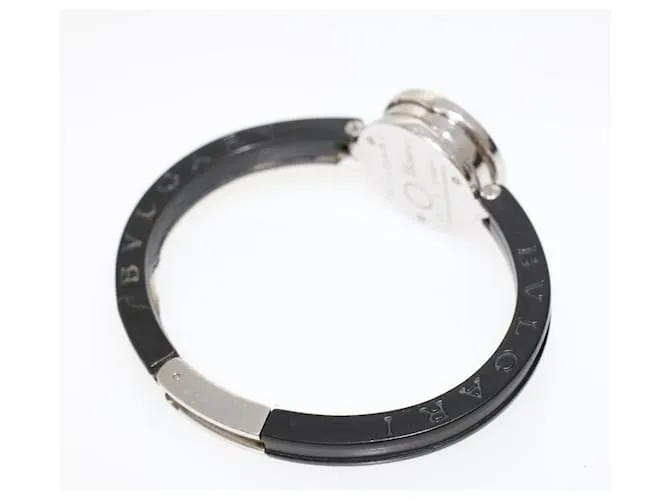 Bulgari Relojes BVLGARI Zero One Acero inoxidable Plata Negro Autenticación 45729 