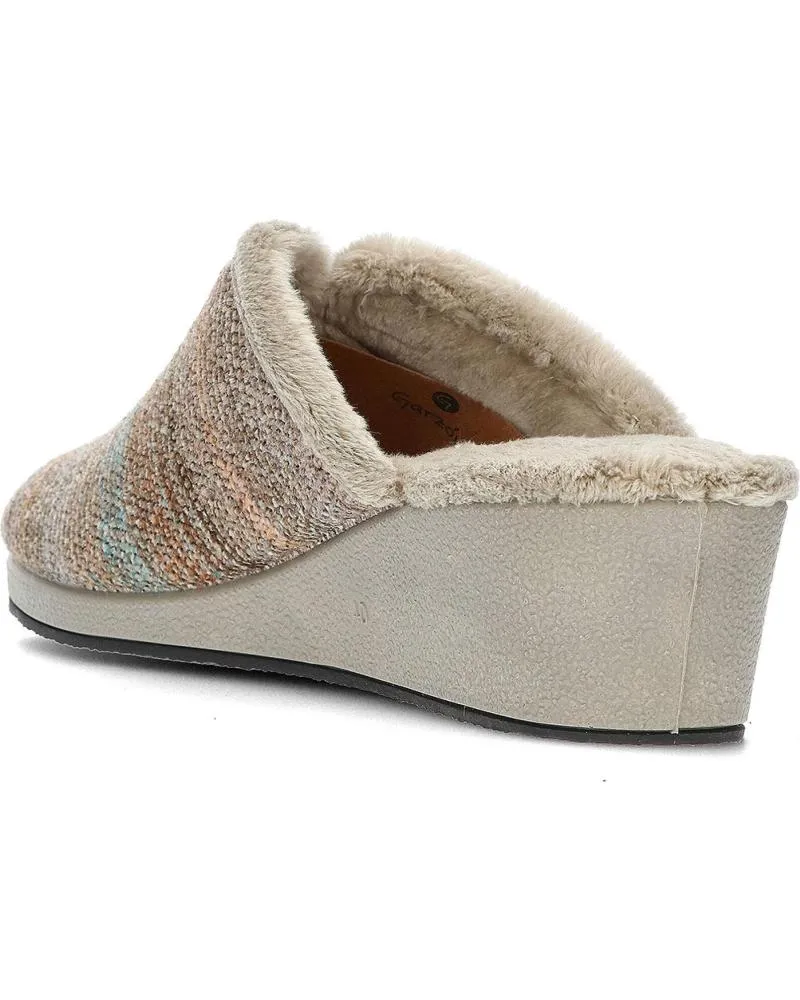 Calzado de casa GARZON  de Mujer PANTUFLAS PARA MUJER GARZON 175524 FANCYWOOL  TAUPE