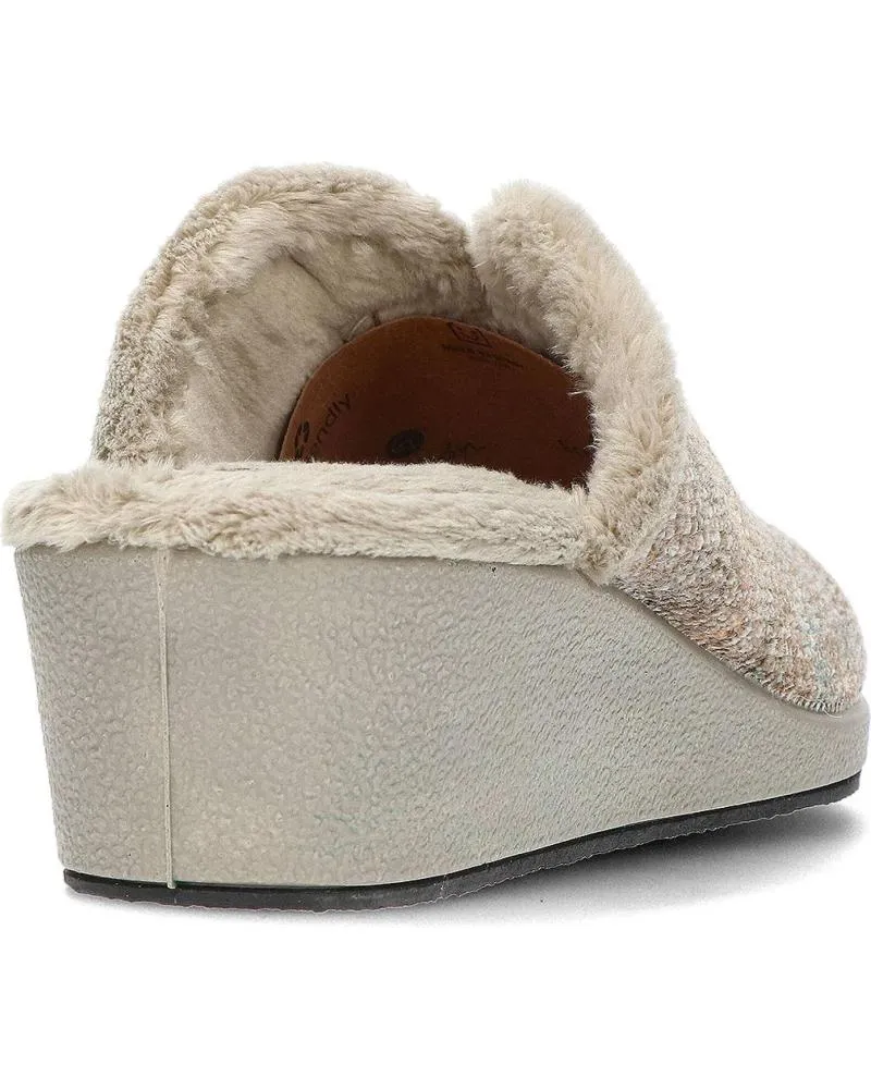 Calzado de casa GARZON  de Mujer PANTUFLAS PARA MUJER GARZON 175524 FANCYWOOL  TAUPE