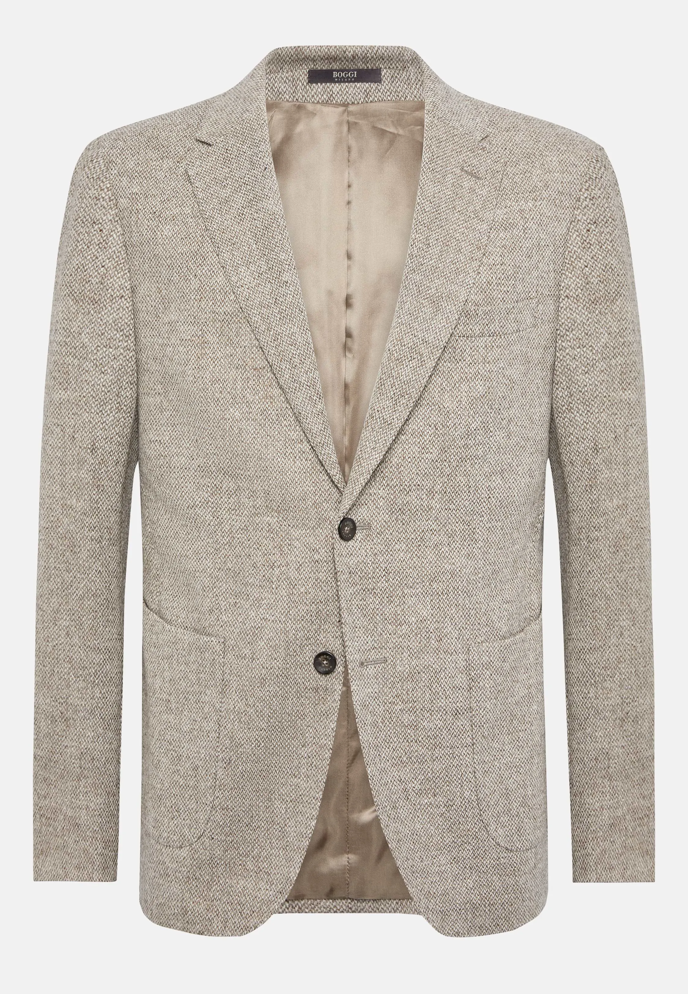 Chaqueta Beige De Pura Lana