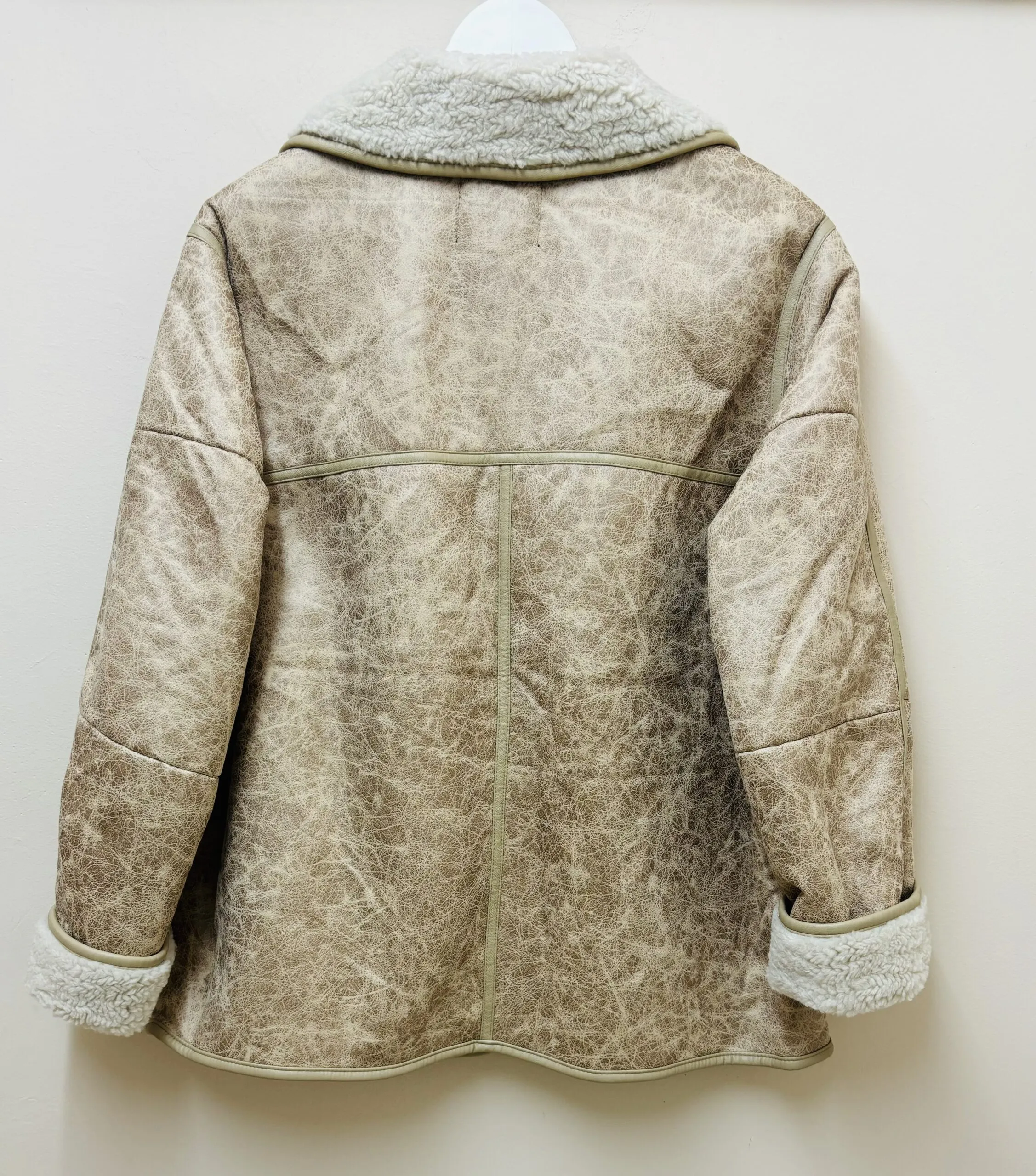 Chaqueta Doble Faz Beige