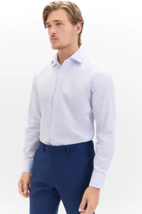 Cortefiel Camisa vestir lisa slim fit fácil plancha