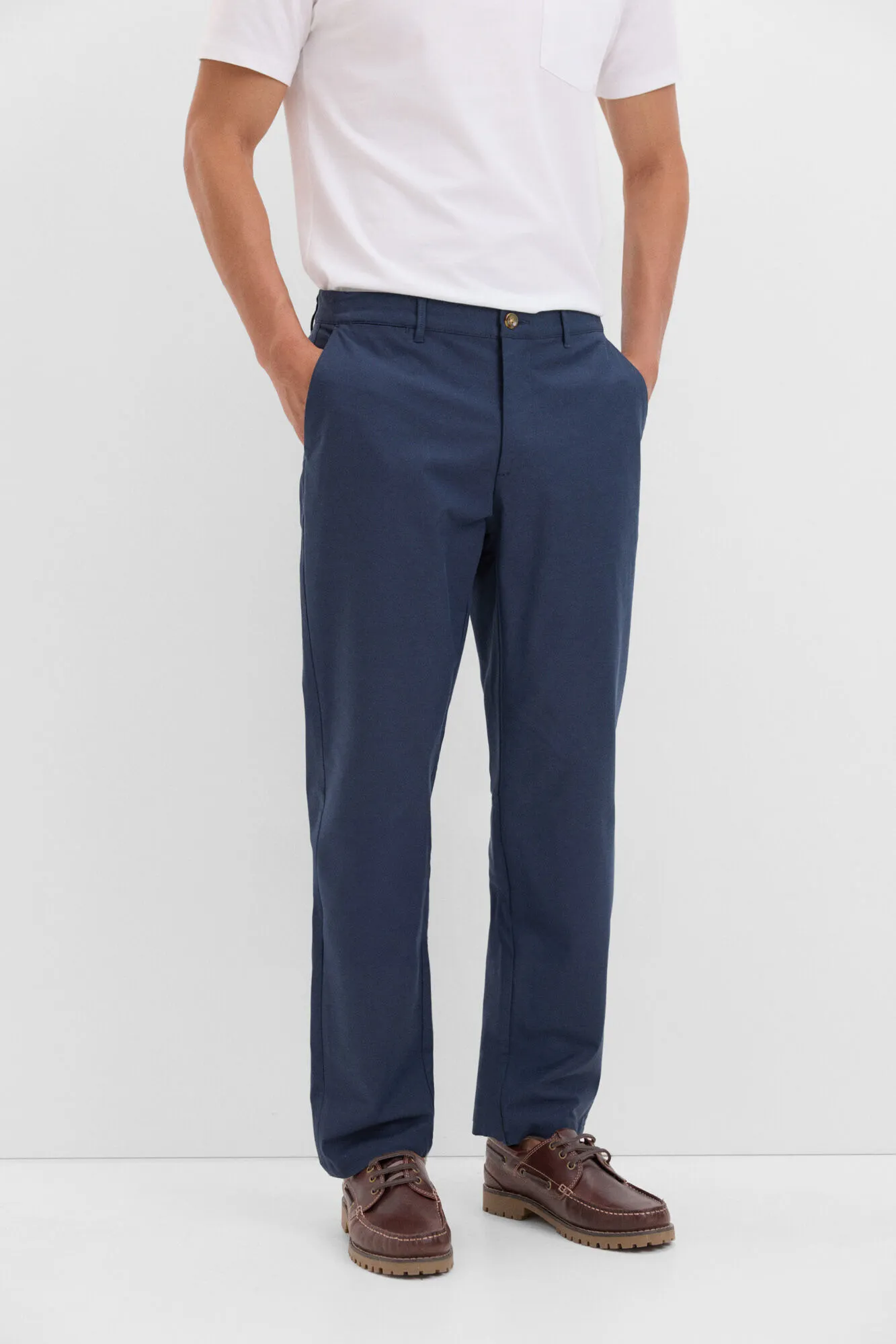 Cortefiel Pantalón chino confort regular fit