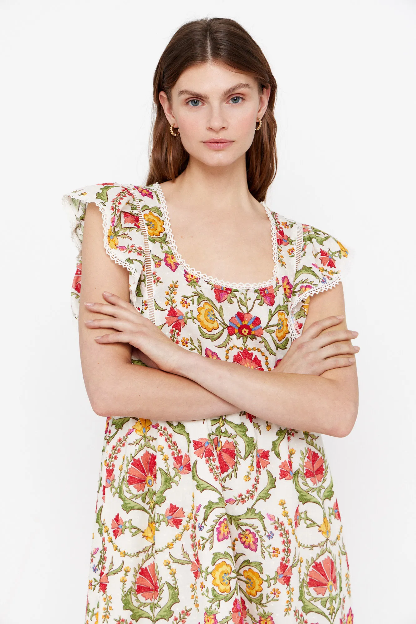 Cortefiel Vestido estampado floral