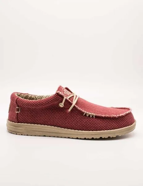 Deportivo Hey Dude Wally Braided  Pompeian Red