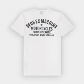 Deus Ex Machina – Camiseta Milano address white