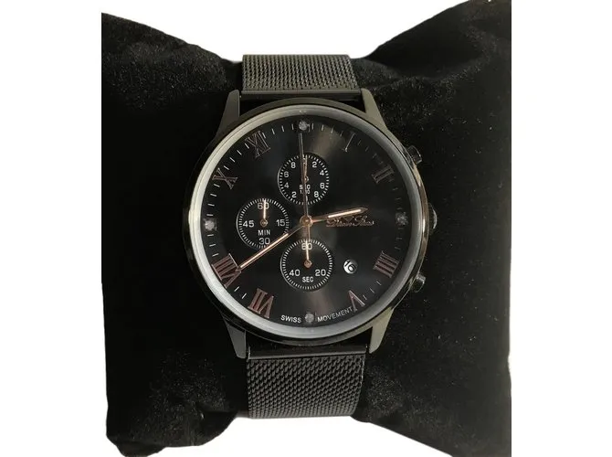 Diamstars Relojes finos Negro 