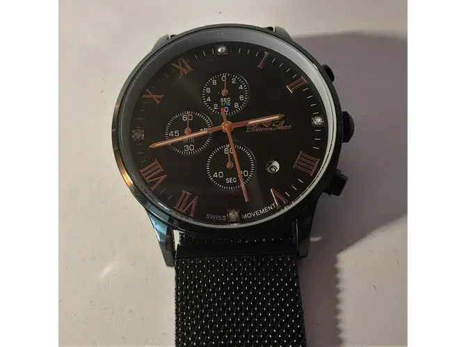 Diamstars Relojes finos Negro 