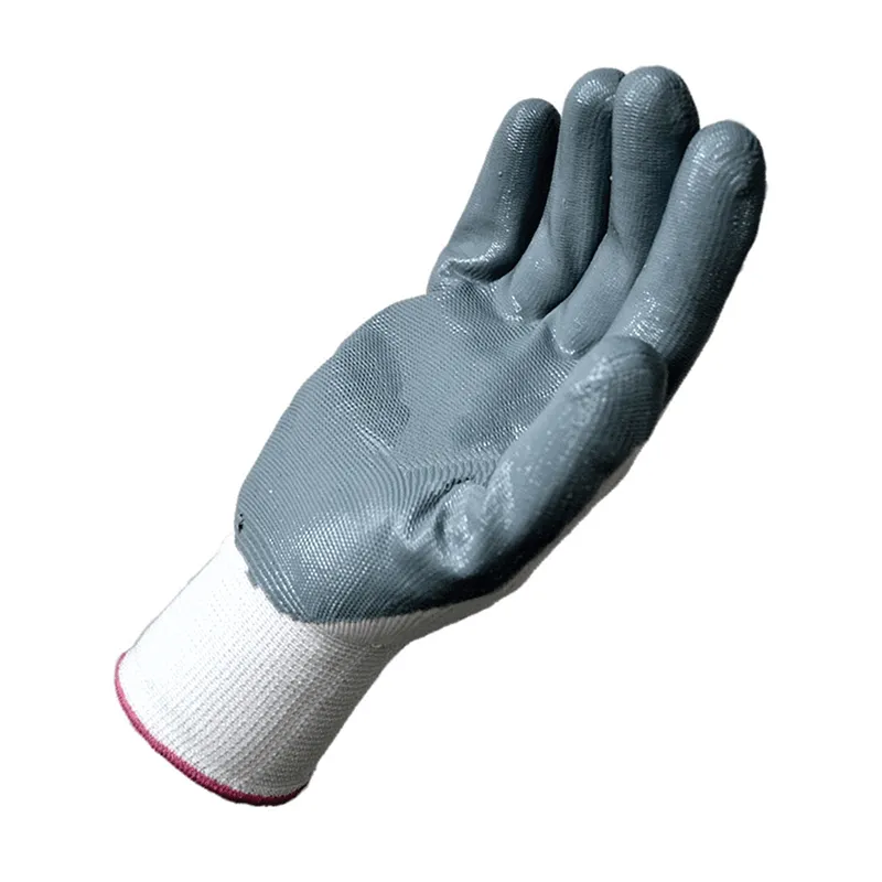 DPS GUANTES TEJIDO SIN COSTURA RECUBIERTO EN NITRILO GRIS (8811)