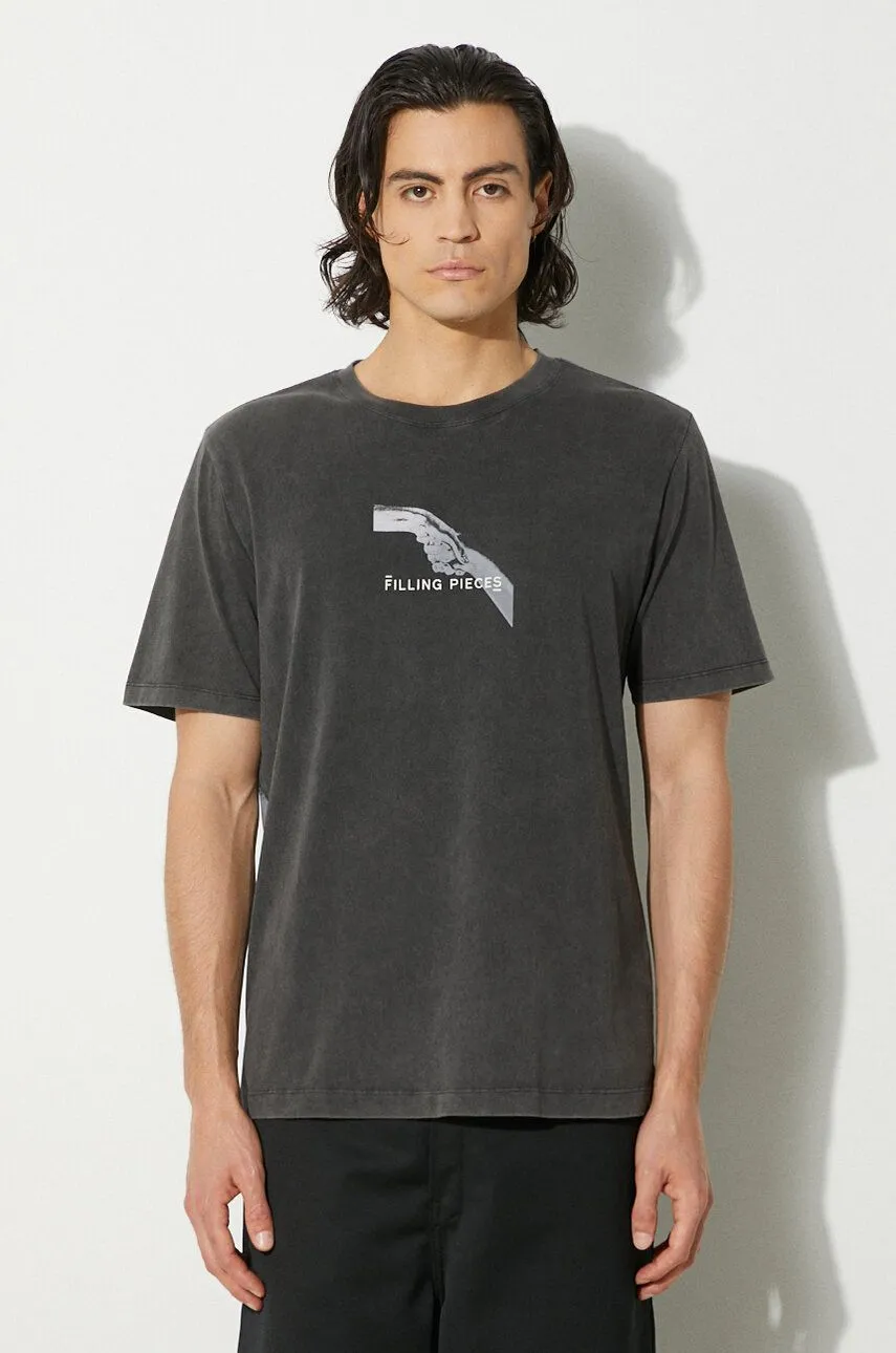 Filling Pieces Handshake Vintage T-Shirt With Print