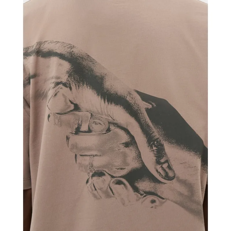 FILLING PIECES T-SHIRT HANDSHAKE FOSSIL