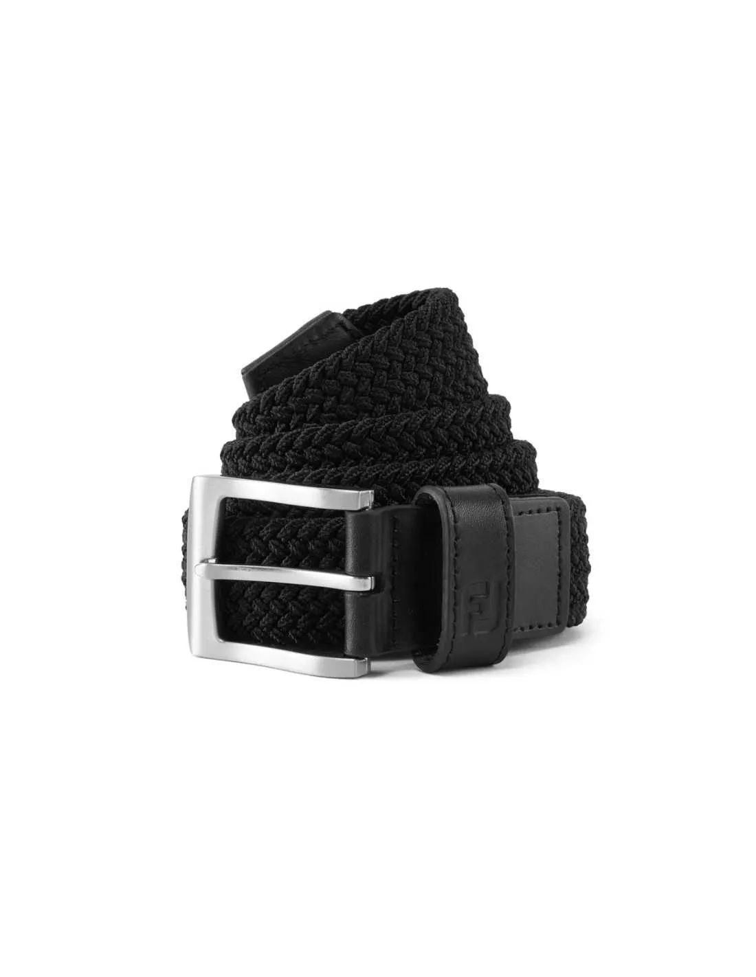 FOOTJOY BRAIDED BELT BLACK - CINTURÓN HOMBRE