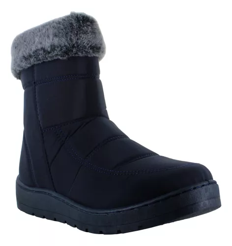 Furor Bota Moda Frio Invierno Casual Afelpada Mujer 91426