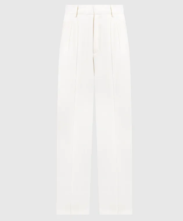 Giuseppe Di Morabito Milano White pants made of wool