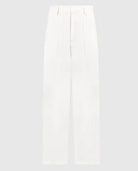 Giuseppe Di Morabito Milano White pants made of wool