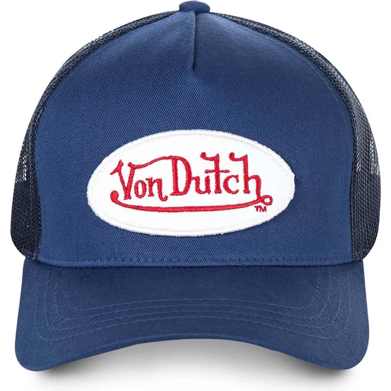 Gorra curva azul ajustable BMMARI de Von Dutch