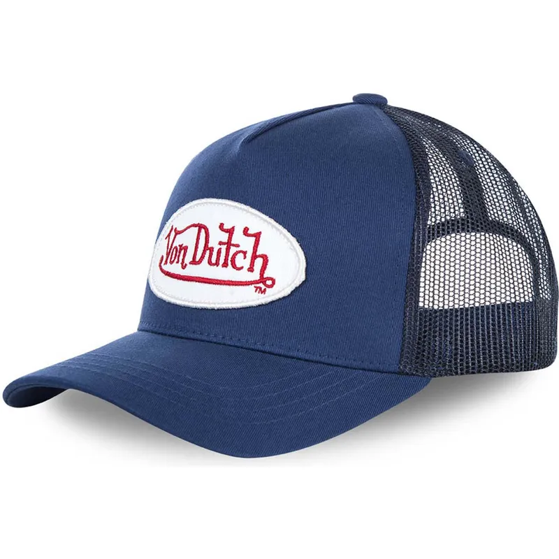 Gorra curva azul ajustable BMMARI de Von Dutch