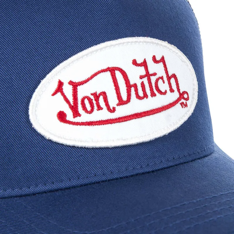 Gorra curva azul ajustable BMMARI de Von Dutch