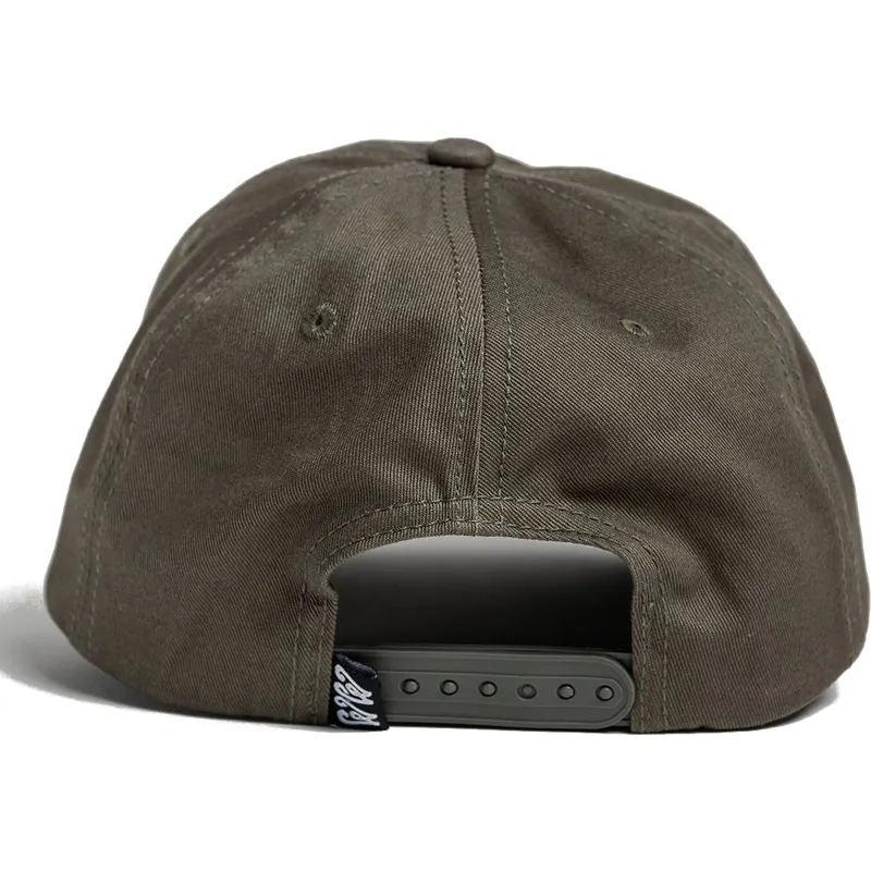 Gorra curva marrón snapback Commando WW14 de Wheels And Waves