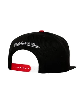 Gorra mitchell & ness negra bulls nba 13 draft snapback