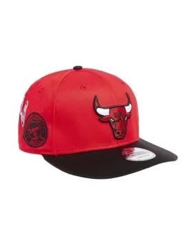 Gorra mitchell & ness negra chicago bulls 8 bits xl snapback