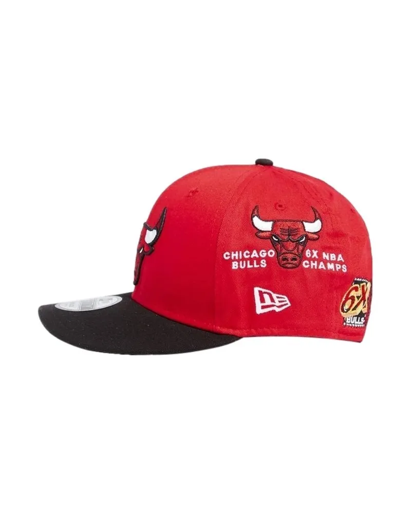 Gorra mitchell & ness negra chicago bulls 8 bits xl snapback