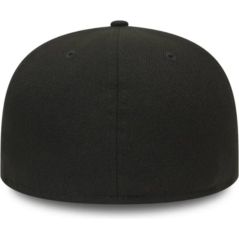 Gorra plana negra ajustada 59FIFTY Essential de New Era