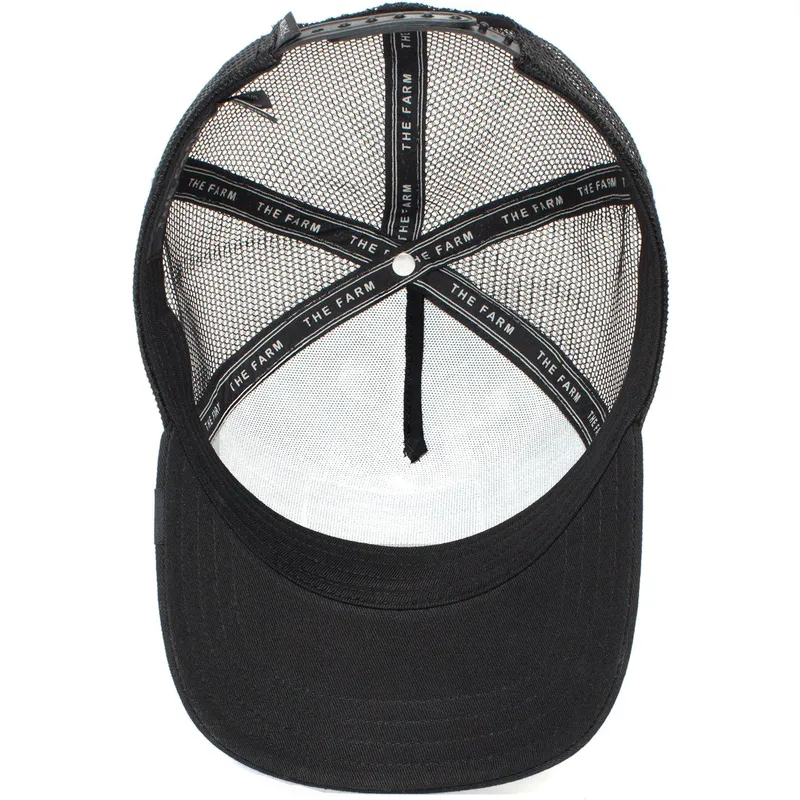 Gorra trucker blanca y negra vaca Cash Cow de Goorin Bros.