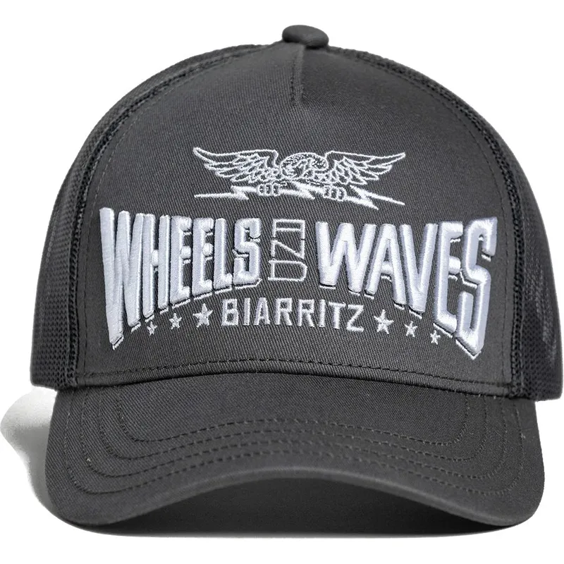 Gorra trucker gris Firebird Grey WW27 de Wheels And Waves