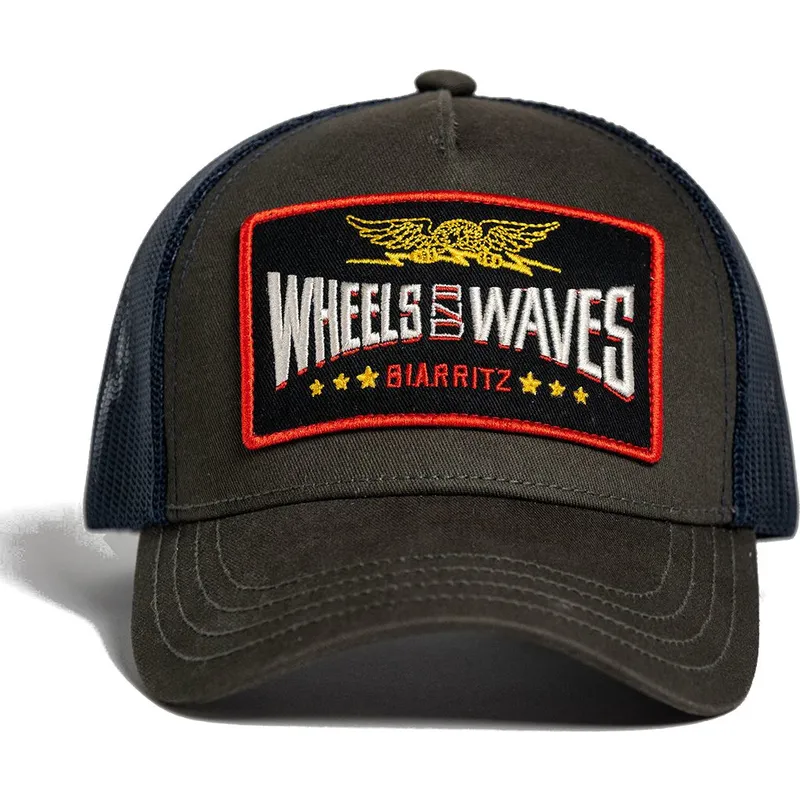 Gorra trucker marrón Firebird Patched WW15 de Wheels And Waves