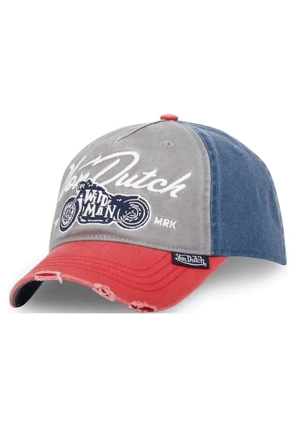 Gorra von dutch gris bordado mot trucker cap