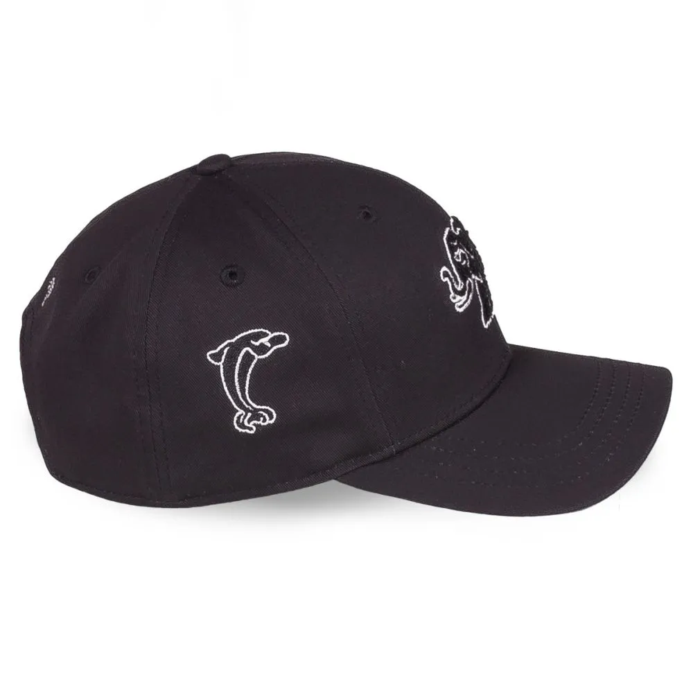 grimey gorra the clout curved visor snapback black