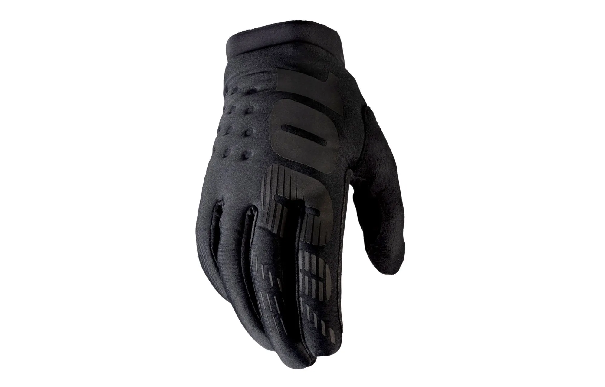 GUANTES 100% KID BRISKER BLACK/GREY