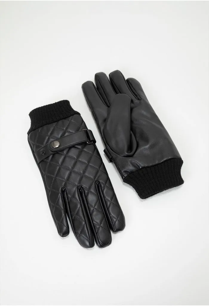 Guantes acolchados unic negro