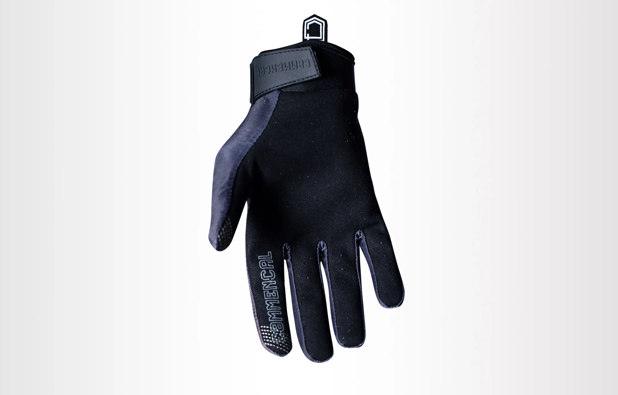 GUANTES COMMENCAL CON VELCRO BLACK PARA NIÑO