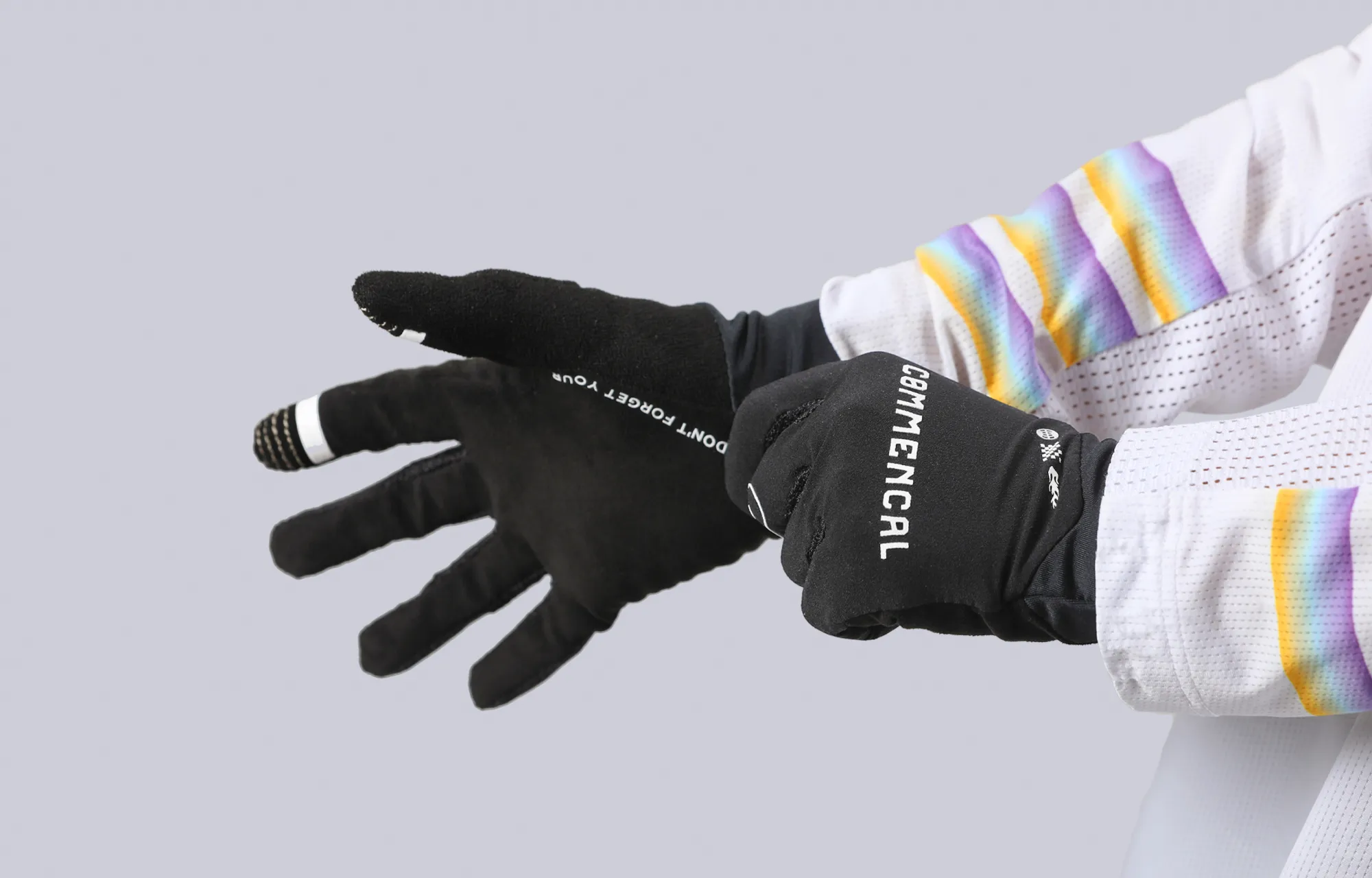 GUANTES COMMENCAL LIGHTECH KIDS CORPORATE BLACK