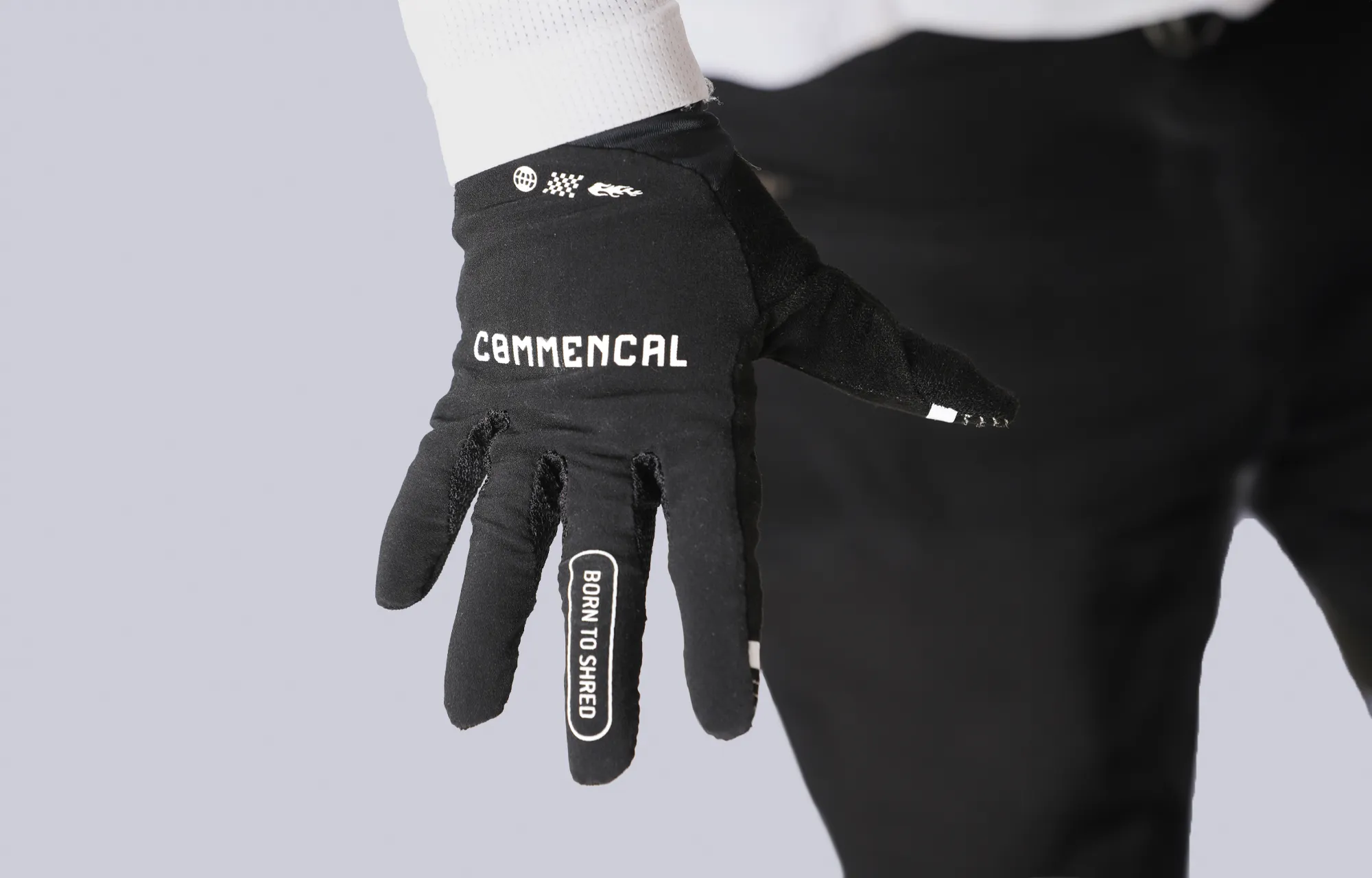 GUANTES COMMENCAL LIGHTECH KIDS CORPORATE BLACK